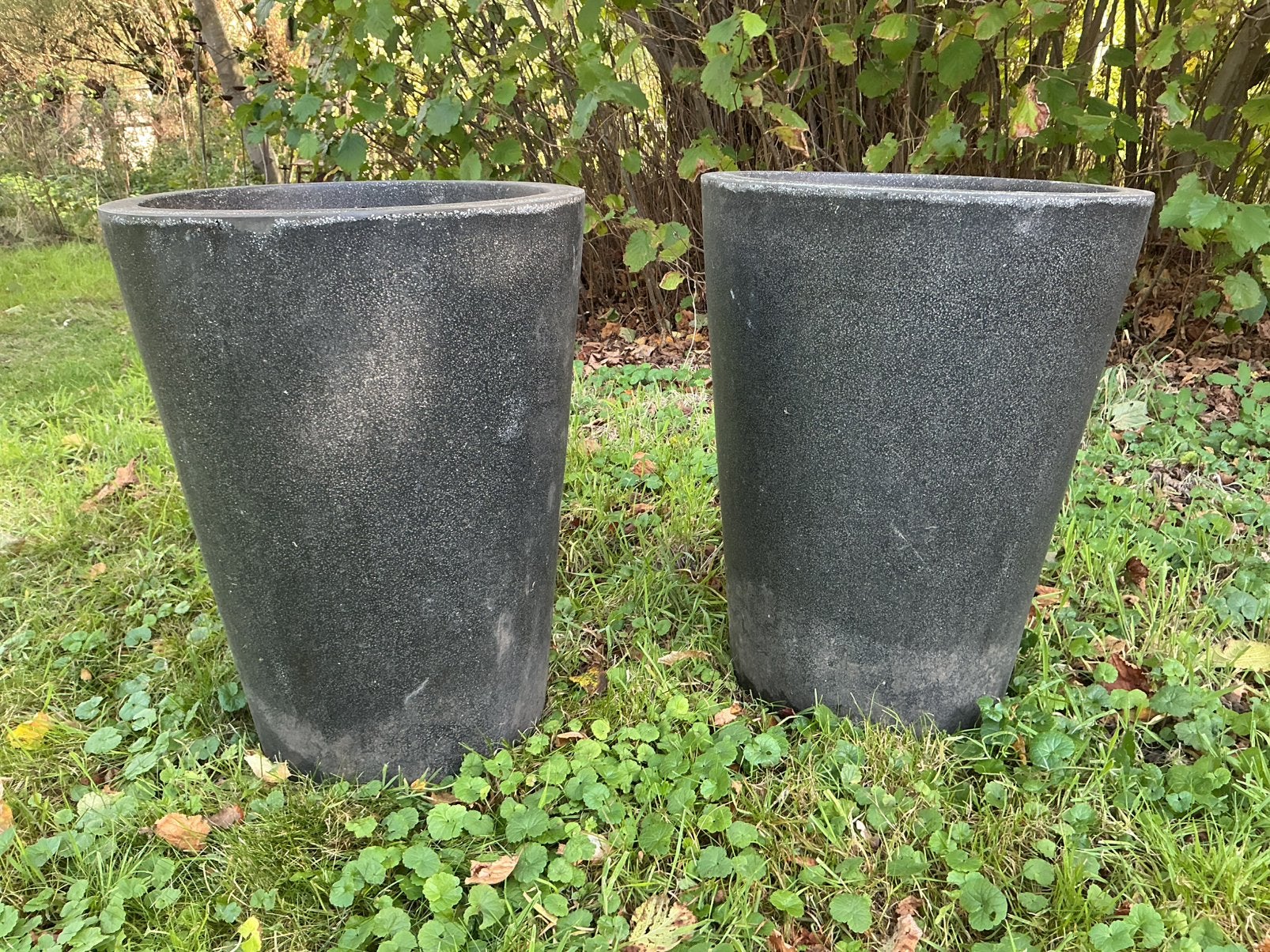 2 grote plantenpotten, Tuin en Terras, Ophalen, Gebruikt