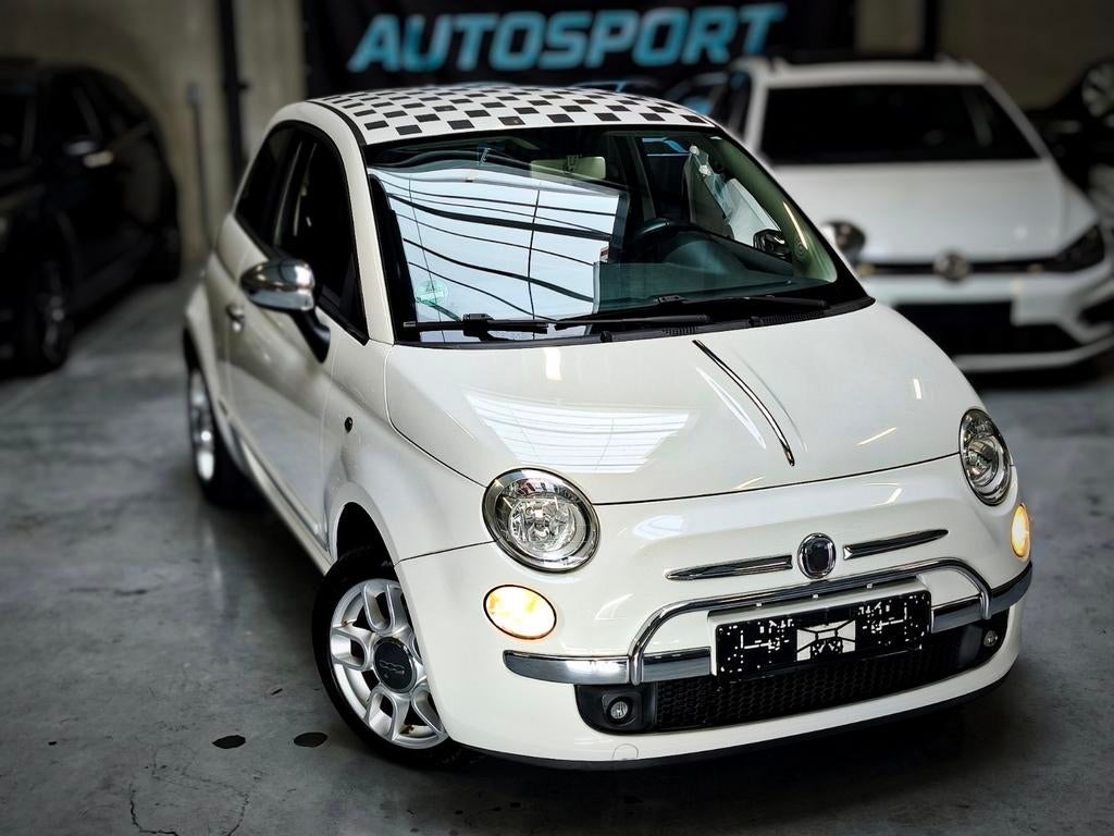 Fiat 500 1.2 S airco sportstoelen chroom pakket, Autos, Achat, Entreprise, Vitres électriques, Euro 4