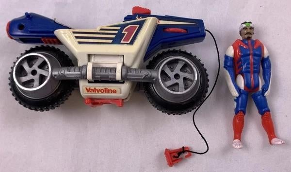 Kenner M.A.S.K. Bullet Motorfiets Ali Bombay Figuur 1986, Verzamelen, Verzenden, Zo goed als nieuw