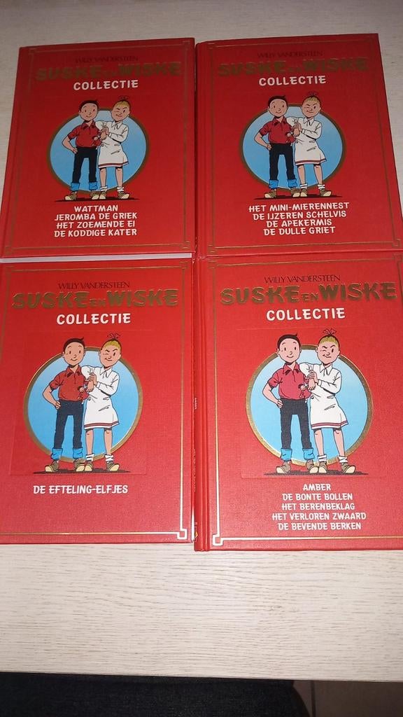 Verzameling collectieboeken Suske en Wiske, Ophalen