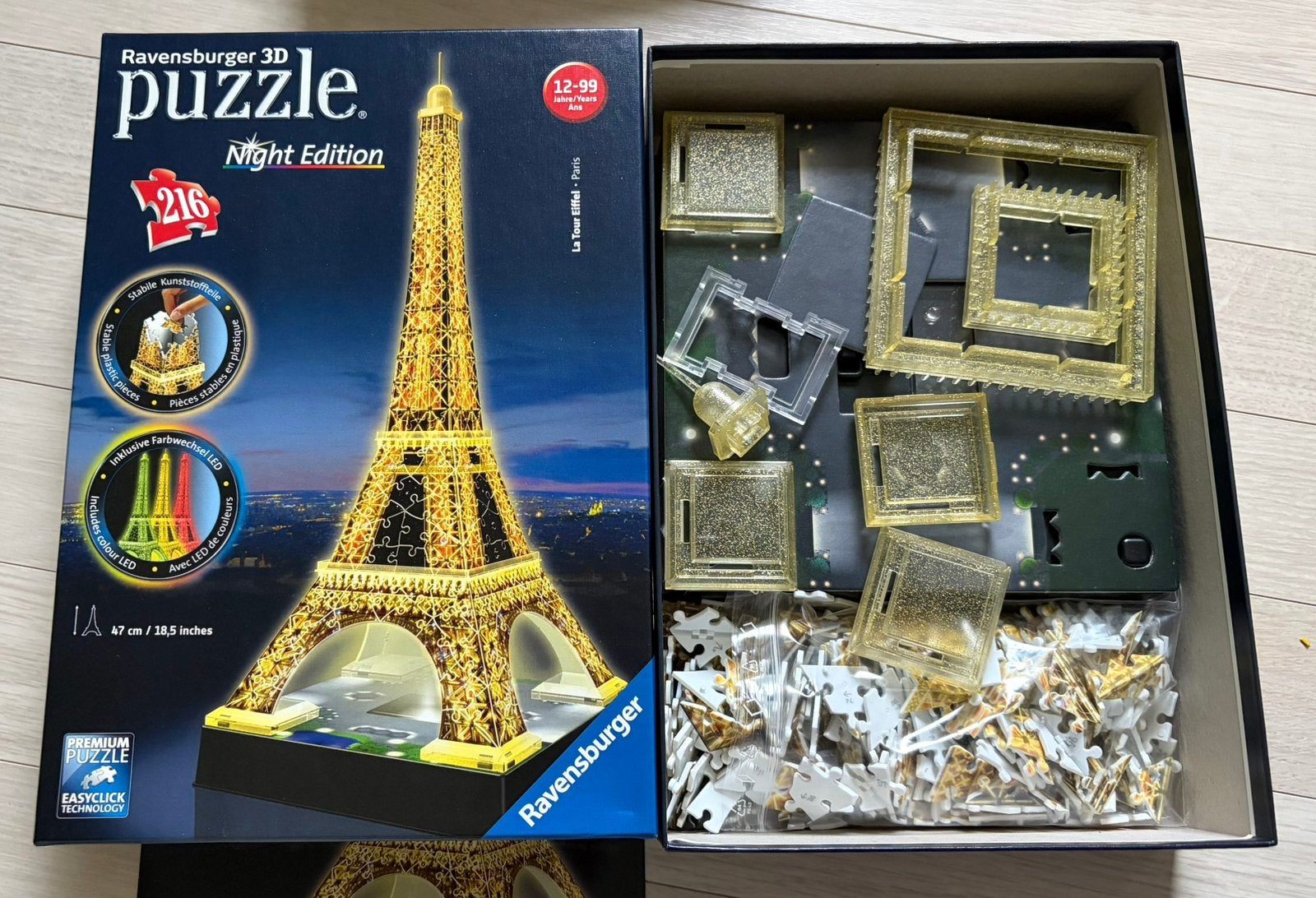 Puzzle 3D Tour Eiffel, Hobby & Loisirs créatifs, Enlèvement, Utilisé, Rubik's Cube ou Puzzle 3D