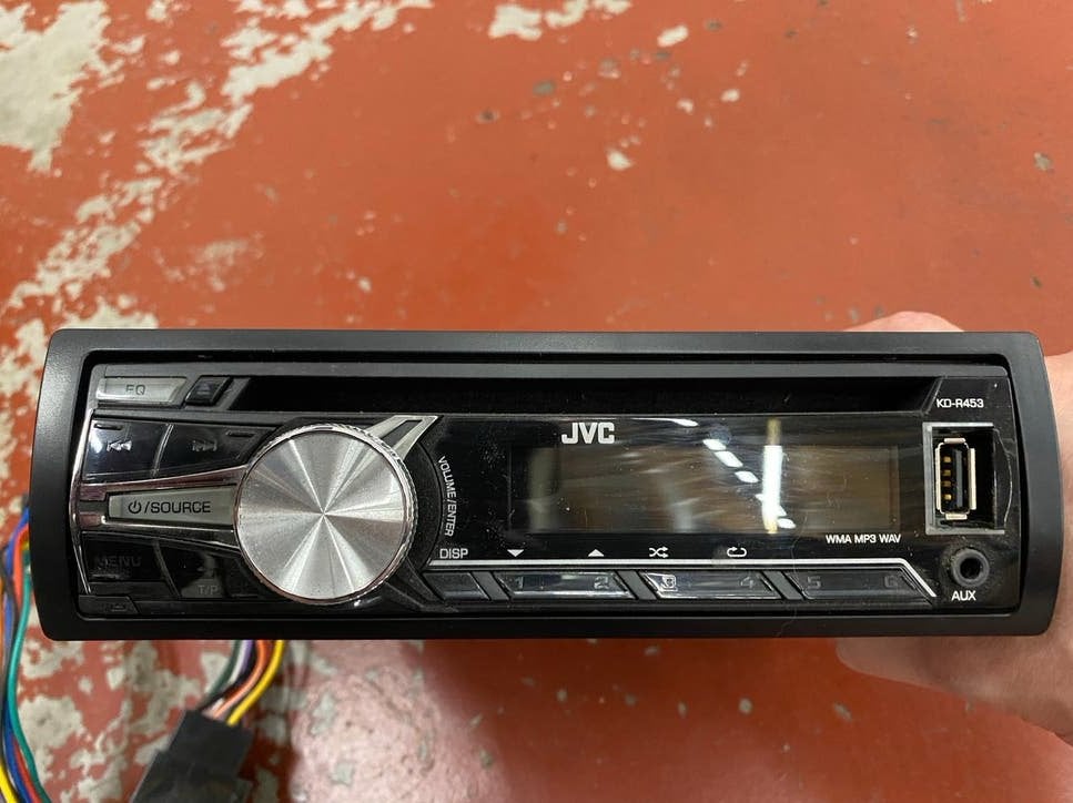 Autoradio JVC met cd en USB, Autos : Divers, Enlèvement, Comme neuf