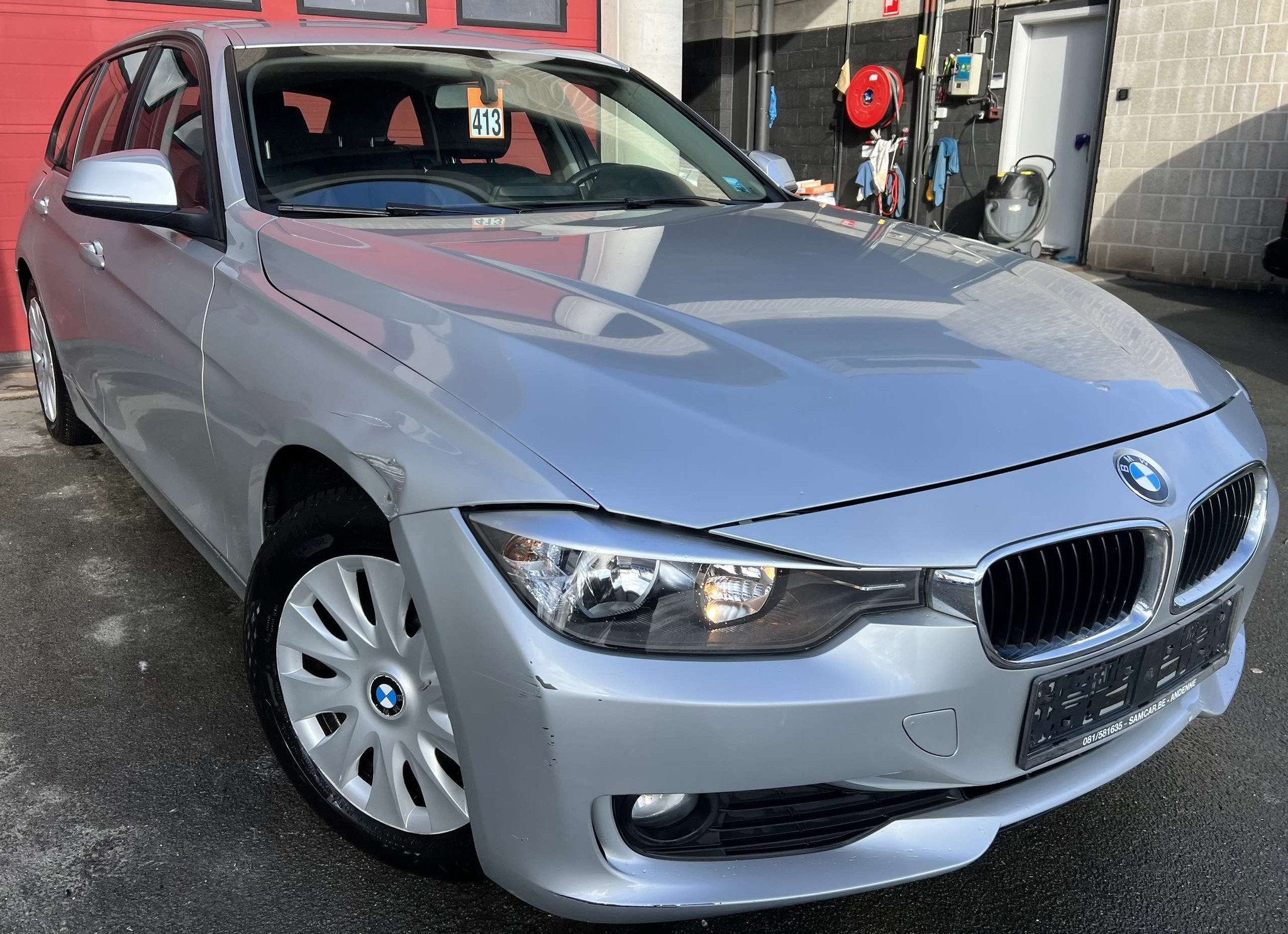 BMW 3 Serie 316 d Touring + NAVIGATION + CUIR (bj 2013), Auto's, BMW, Euro 5, Automatische klimaatregeling, Zwart, 4 cilinders