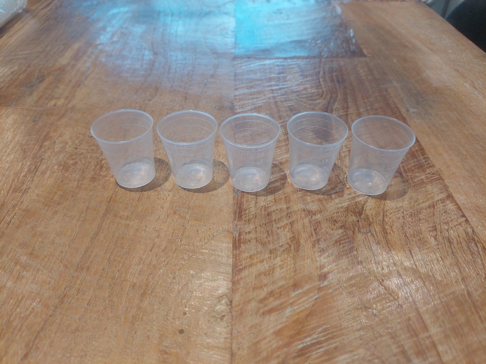 Plastic wegwerpbekers van 25 ml, Ophalen, Nieuw
