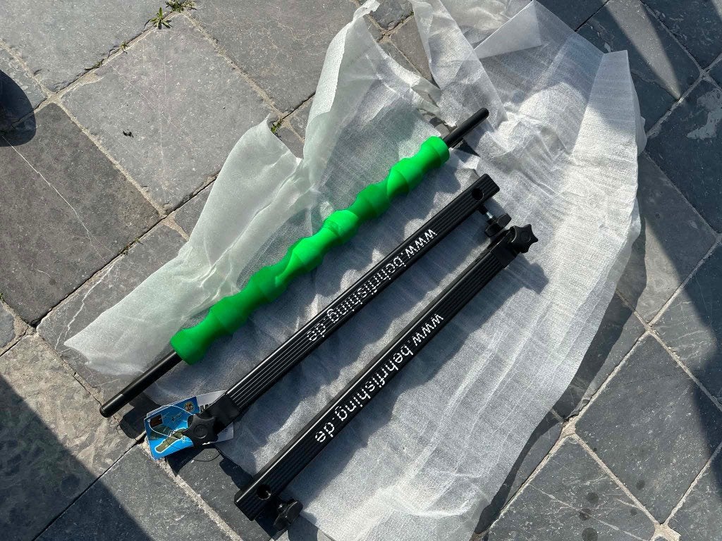 Behr pole roller + banksticks – nieuw, Watersport en Boten, Hengelsport | Algemeen, Ophalen, Nieuw, Overige typen