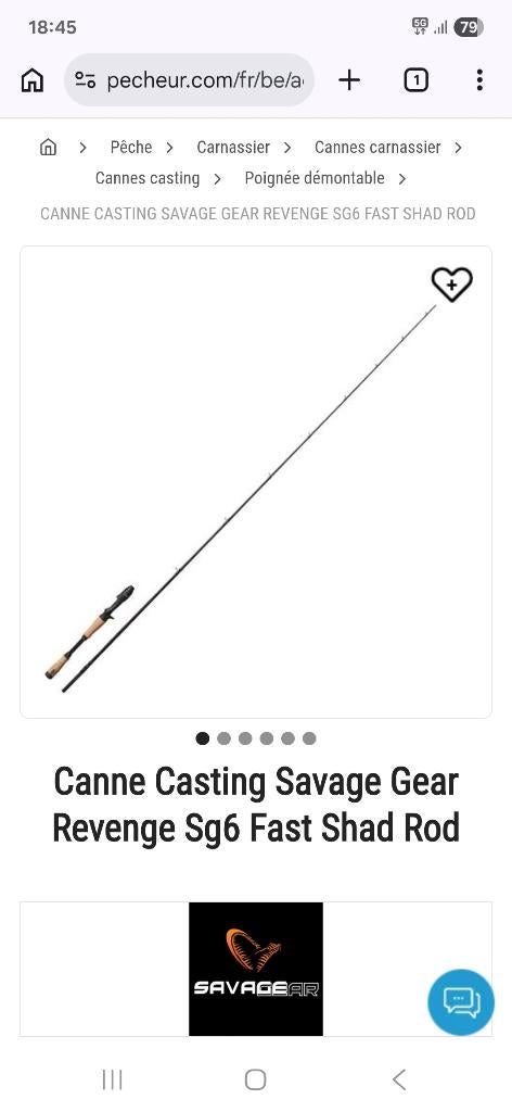Casting savage gear, Enlèvement, Neuf, Canne à lancer
