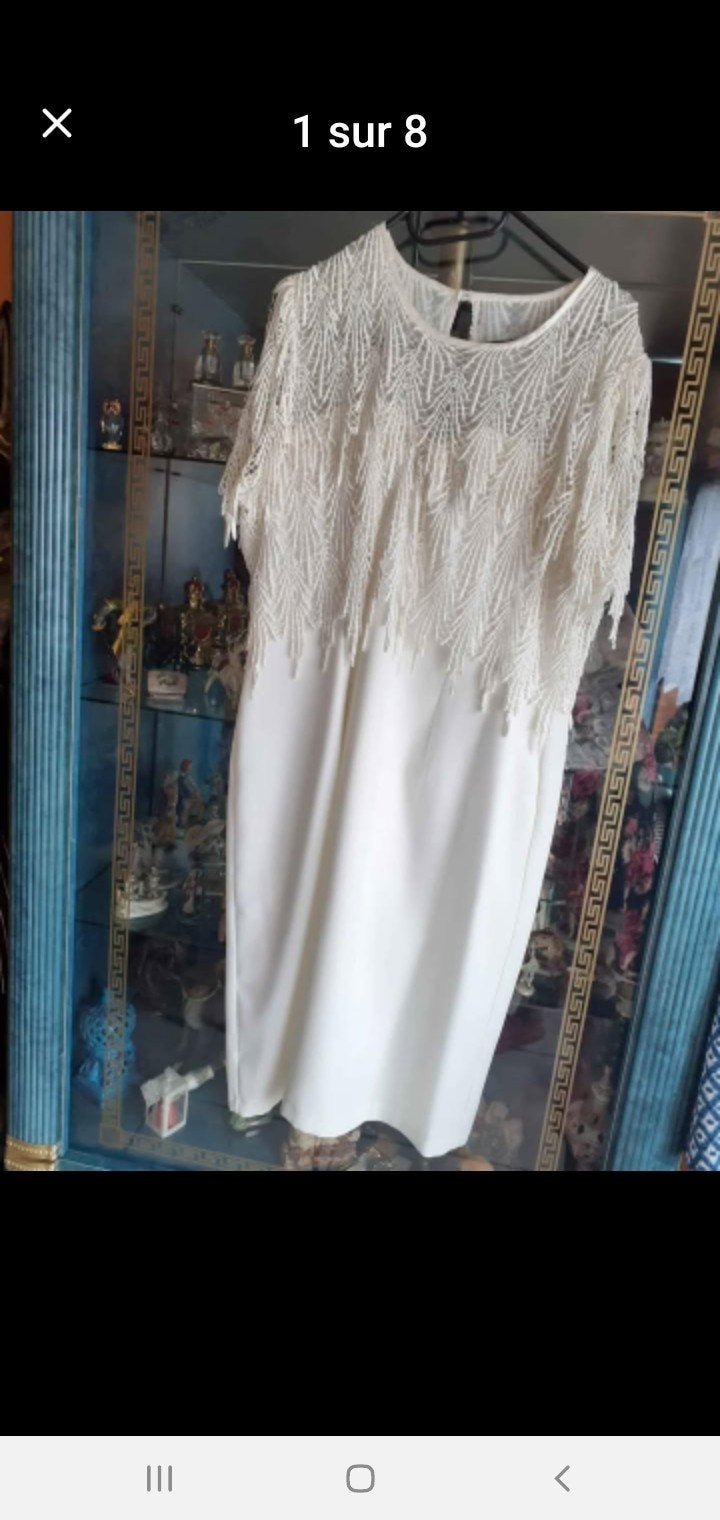 Robe cérémonie 44/46, Enlèvement, Blanc