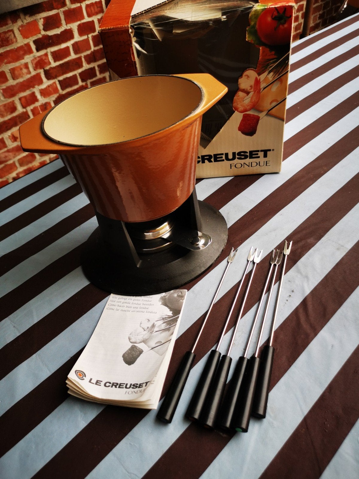 Le creuset fondue stel, Enlèvement ou Envoi, Le Creuset
