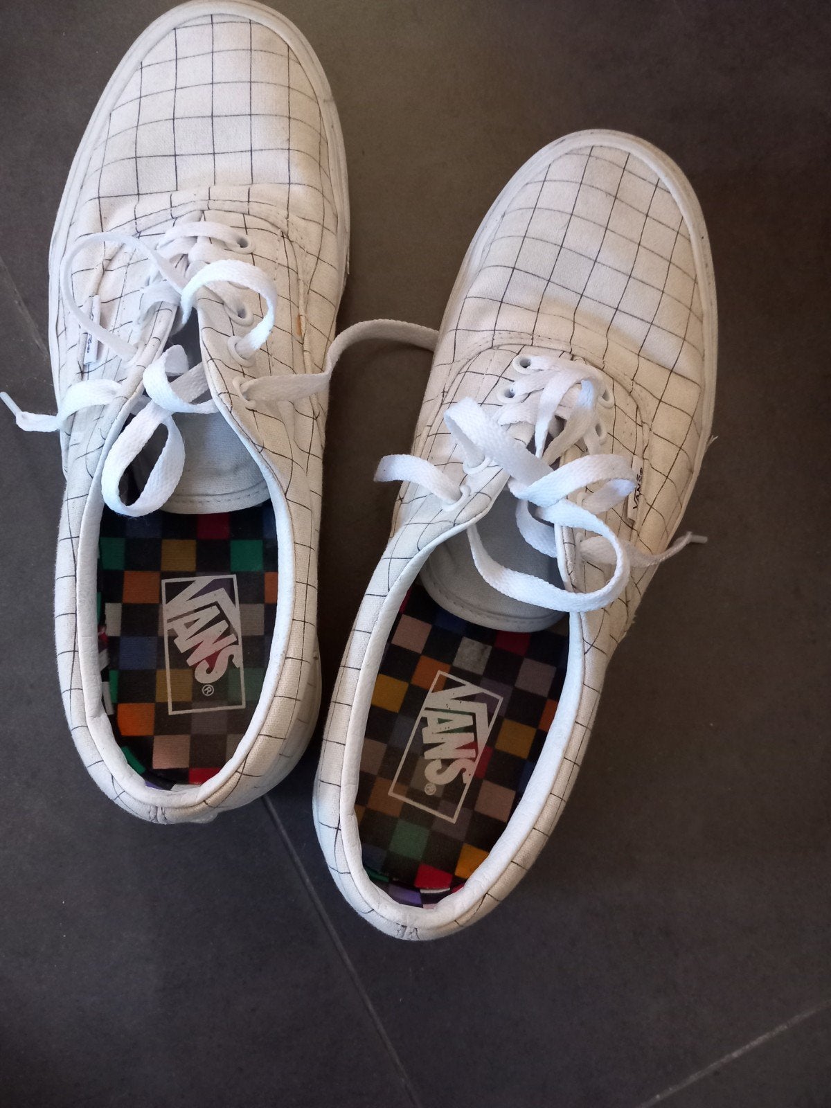 Vans met ruitjesmotief - maat 42 -> 5€, Kleding | Heren, Schoenen, Ophalen, Wit, Sneakers, Vans