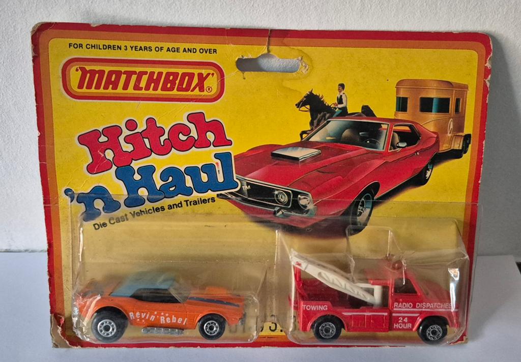 C'est rare ! Matchbox Hitch 'n Haul TP-32, Collections, Enlèvement ou Envoi, Utilisé