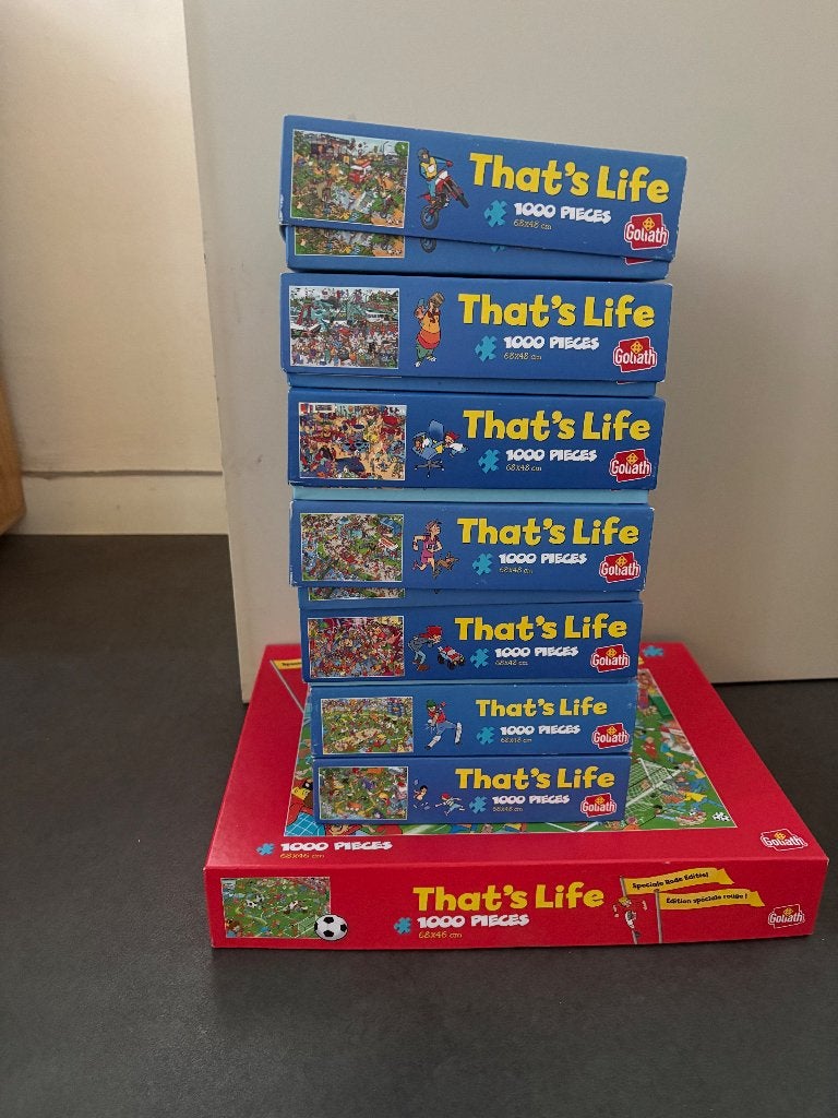 Puzzels That’s Life 1000st, Hobby & Loisirs créatifs, Enlèvement, 500 à 1500 pièces, Comme neuf, Puzzle
