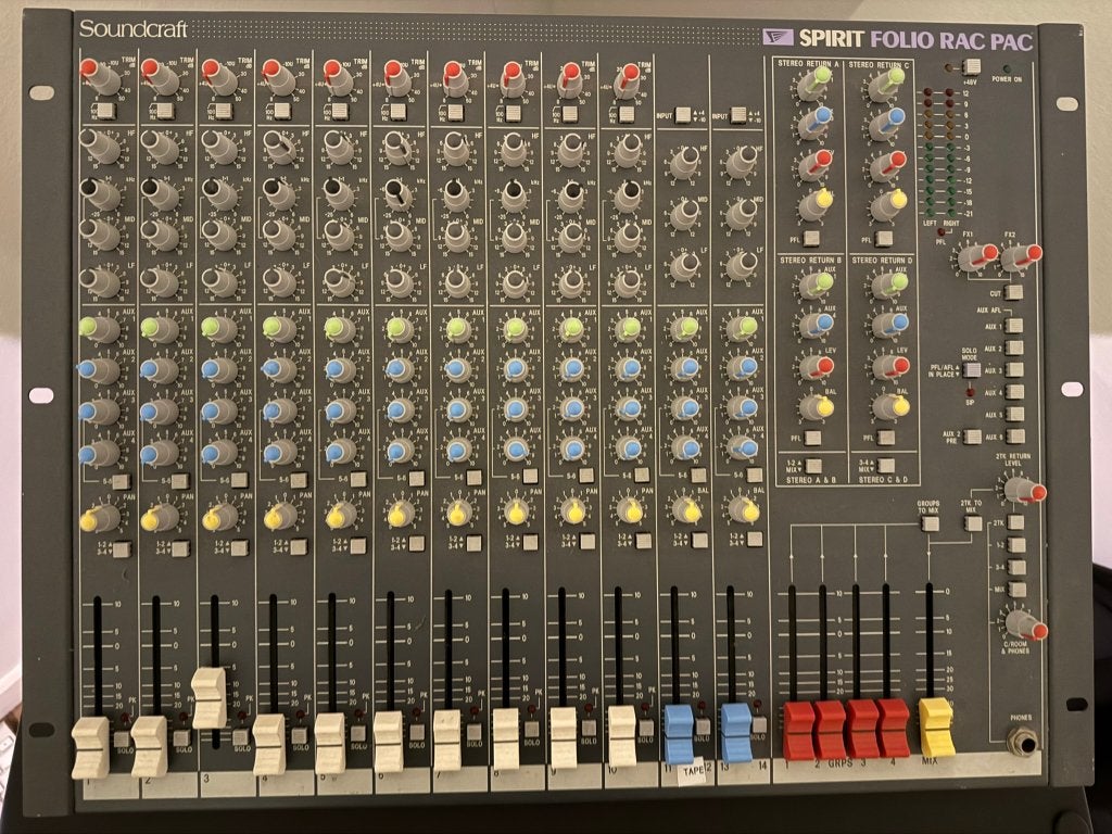 Soundcraft Spirit Folio Rac Pac, Ophalen, Gebruikt, 20 kanalen of meer