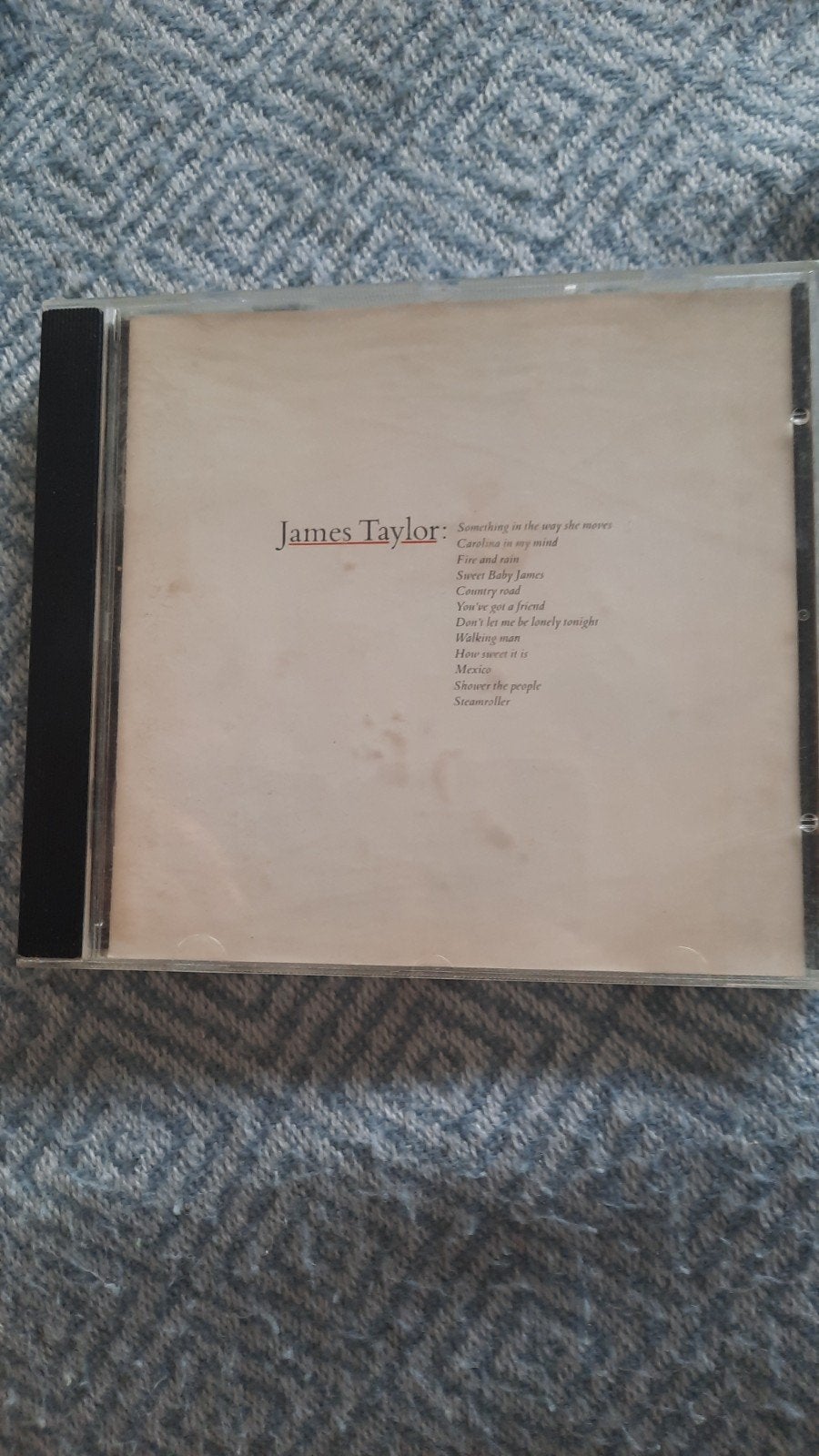 JAMES TAYLOR Greatest hits (cd), CD & DVD, CD | Rock, Enlèvement ou Envoi, Comme neuf, Chanteur-compositeur