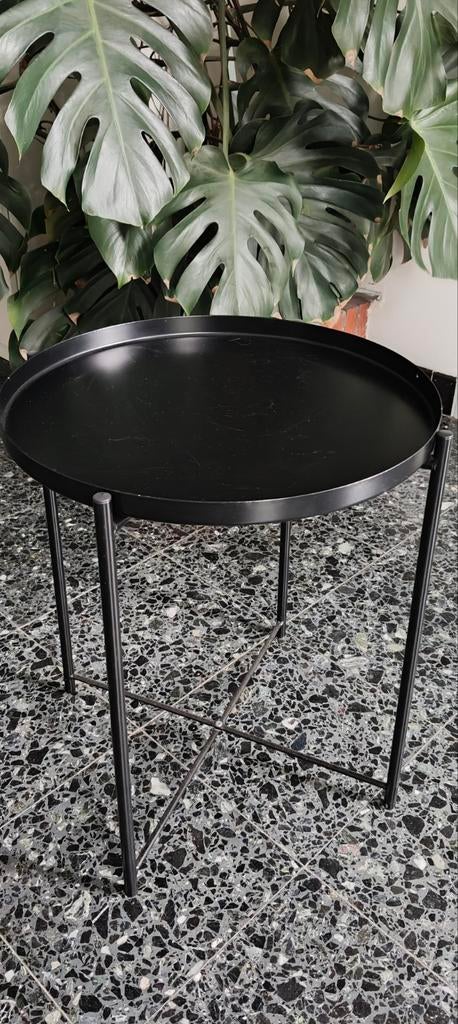 Bijzettafel zwart, Ophalen