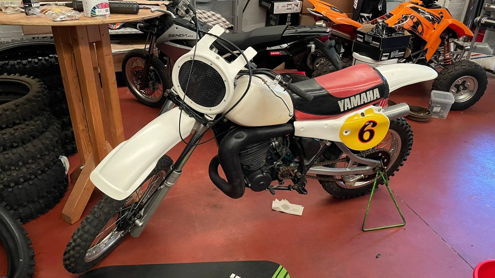 465cc oldtimer crosser, Motoren, Gebruikt, Particulier, Crossmotor, 465 cc