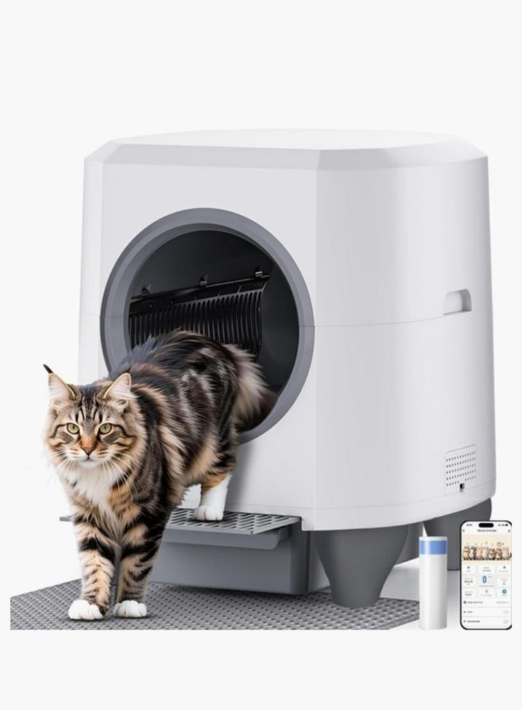 Automatische kattenbak, Dieren en Toebehoren, Ophalen, Zelfreinigend, Nieuw, Gesloten