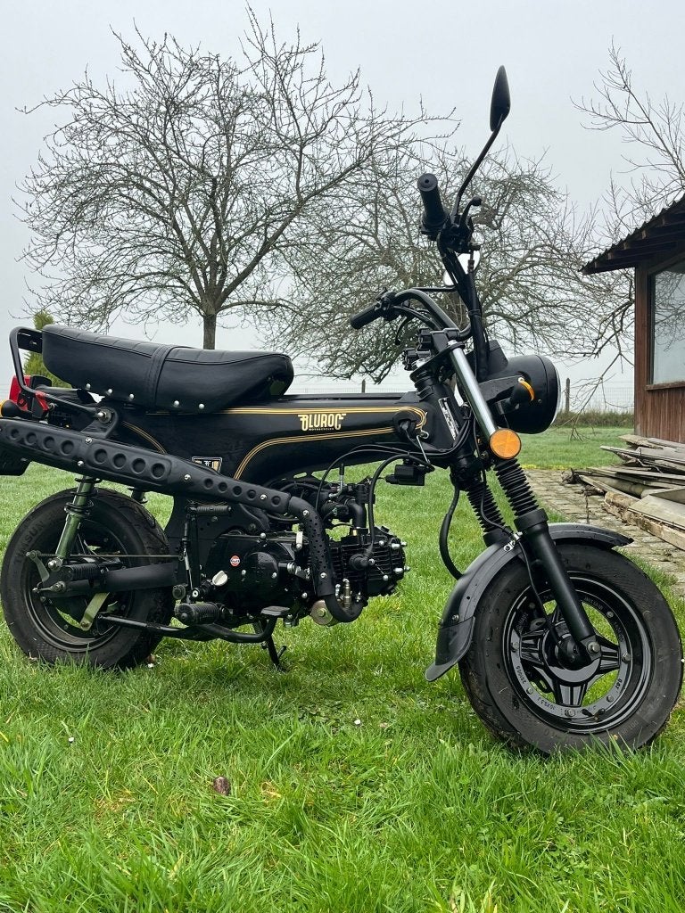 Skyteam Bluroc Heritage 50cc mat zwart, Neuf, Autres marques, 4 vitesses, Enlèvement