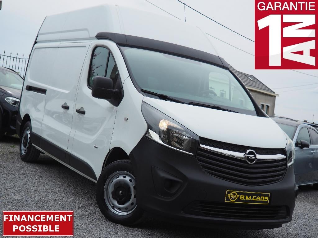 Opel Vivaro 1.6 CDTi Bi-Turbo  L2-H3  TVAC-GPS-CLIM-CAM-3P, Auto's, Voorwielaandrijving, Stof, 4 cilinders, Wit