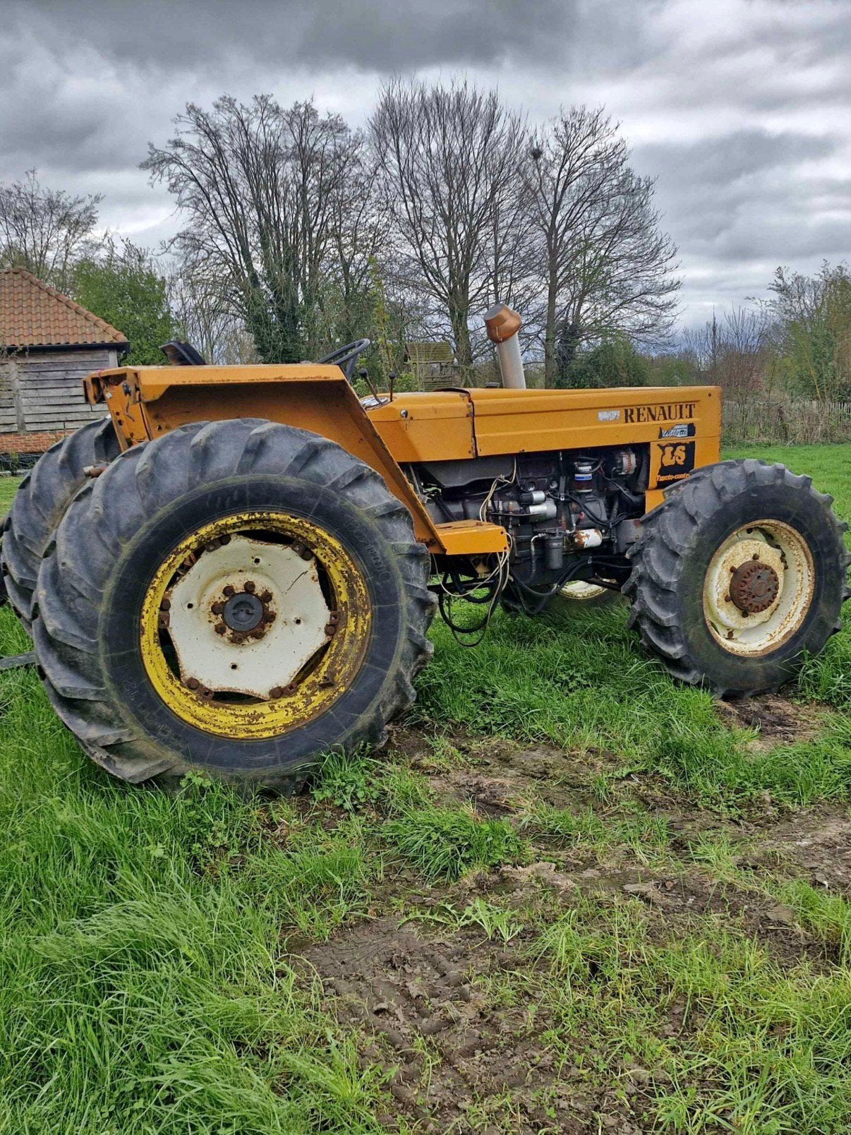 Tracteur renault 7514 4x4, Articles professionnels, Enlèvement, Renault