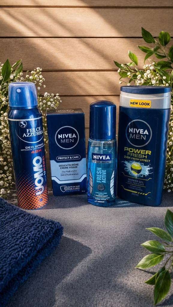 Lot Hygiène Homme - Nivea Men & Felce Azzurra (Neuf), Enlèvement ou Envoi, Neuf, Autres types