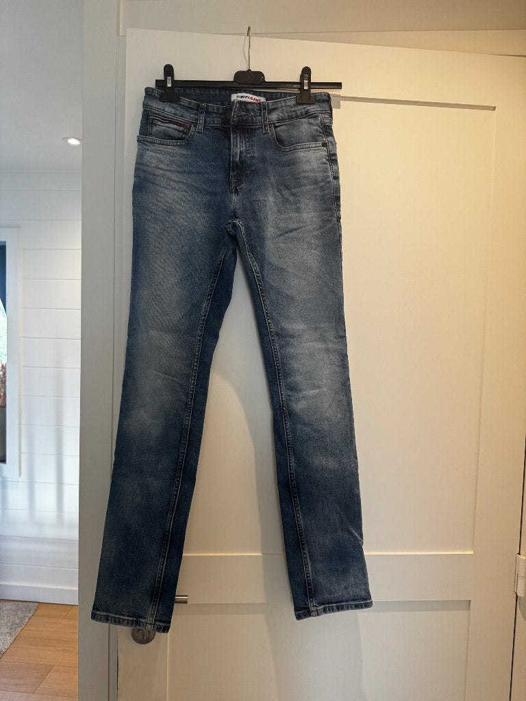 Broek jeans Tommy Hilfiger, Ophalen, Blauw, Overige jeansmaten, Nieuw