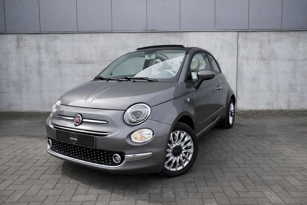 Fiat 500C - Cabrio - Benzine - 12 maand garantie!, Auto's, Voorwielaandrijving, Cabriolet, Leder en Stof, Bedrijf
