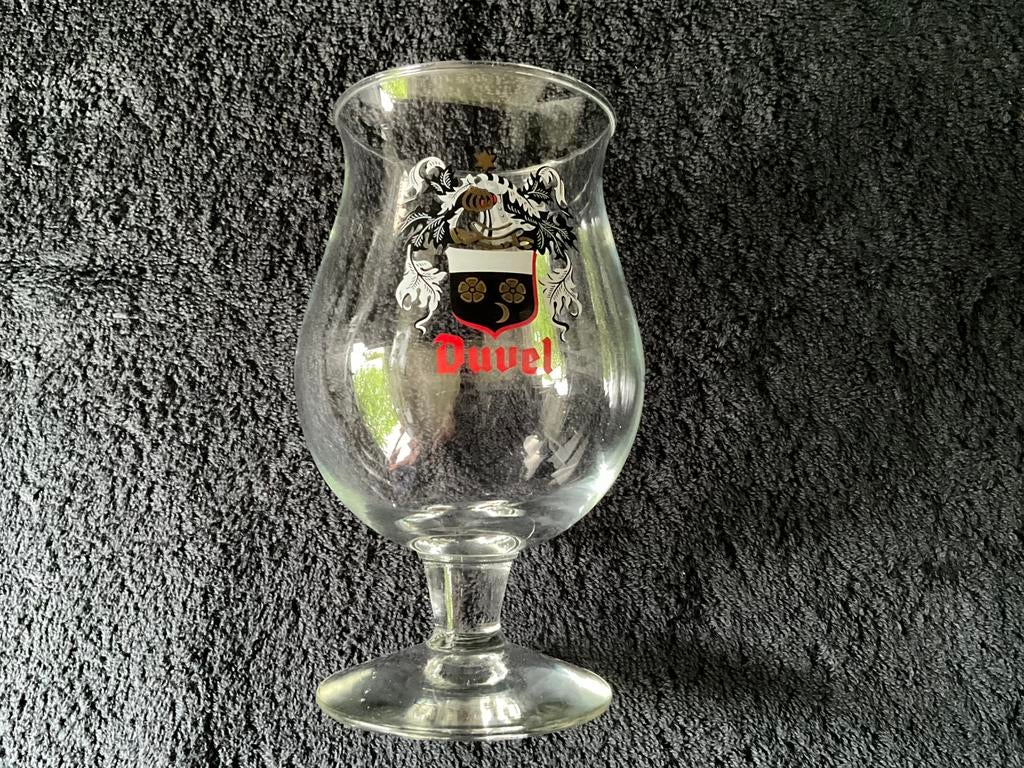 Nederlands Duvel glas met wapenschild, Verzamelen, Ophalen, Zo goed als nieuw, Duvel