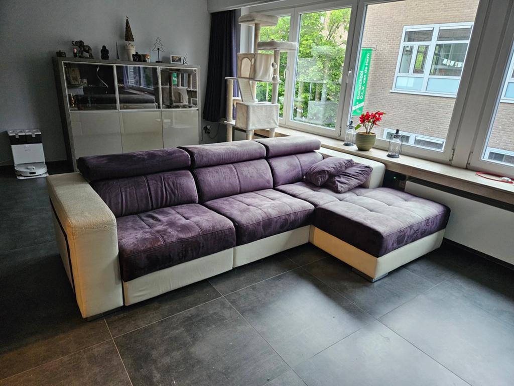 Zetel met elektrische relax, gebruiksporen, Ophalen