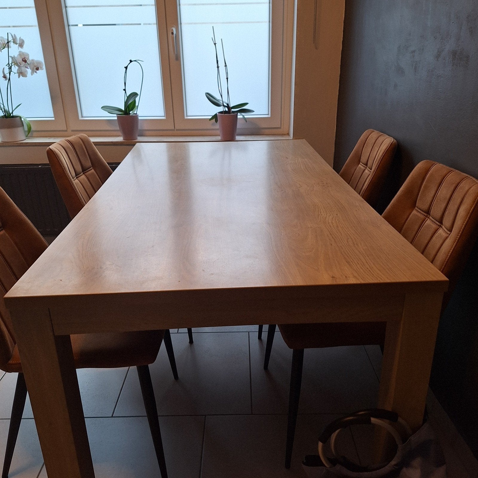 table en chêne clair 1609075, Maison & Meubles, 150 à 200 cm, Enlèvement, Utilisé, 50 à 100 cm