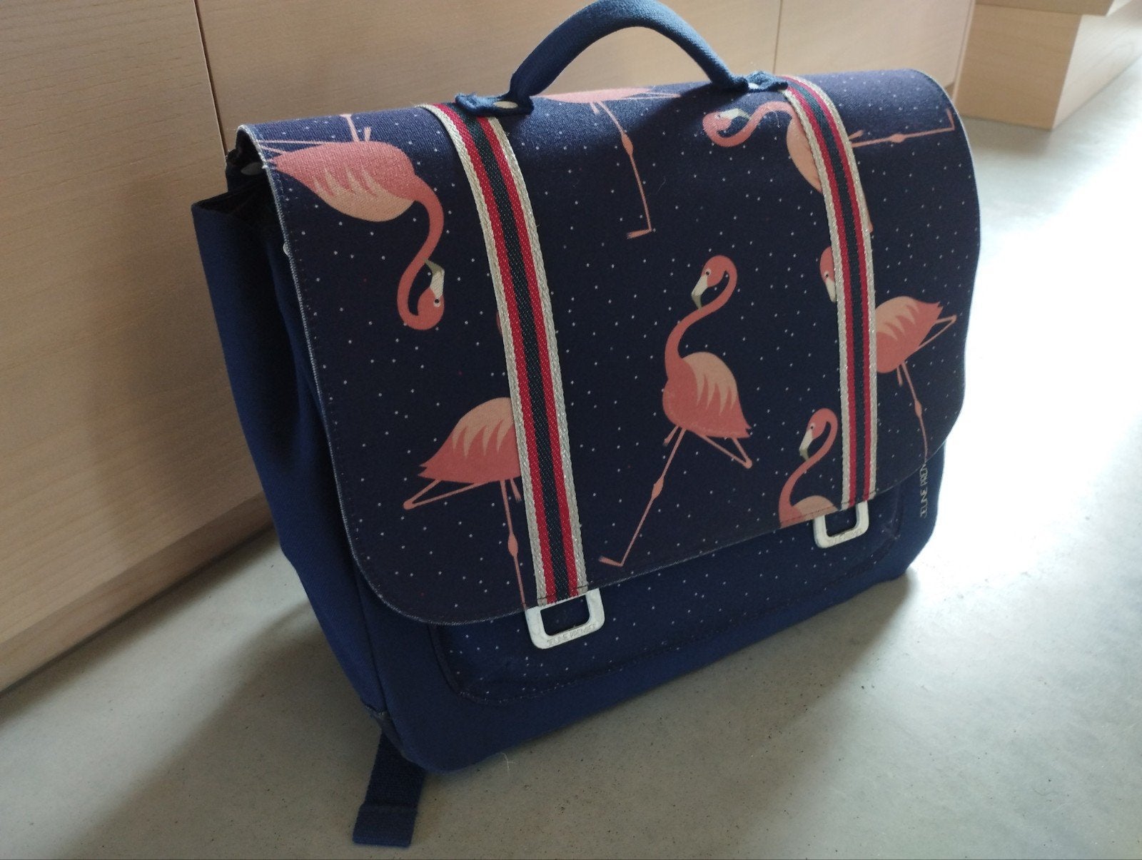Jeune Premier Boekentas It bag midi flamingo, Handtassen en Accessoires, Tassen | Schooltassen, Minder dan 30 cm, Aktetas of Boekentas