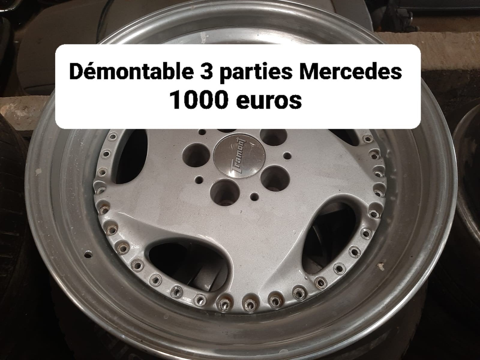4 Tramont-velgen verwijderbaar in 3 delen 18" 5112, Ophalen, 18 inch, Gebruikt, Velg(en)