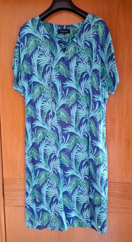 Jurk TERRE BLEUE zomerjurk Mt44-46, Taille 42/44 (L), Enlèvement ou Envoi, Terre Bleue, Comme neuf