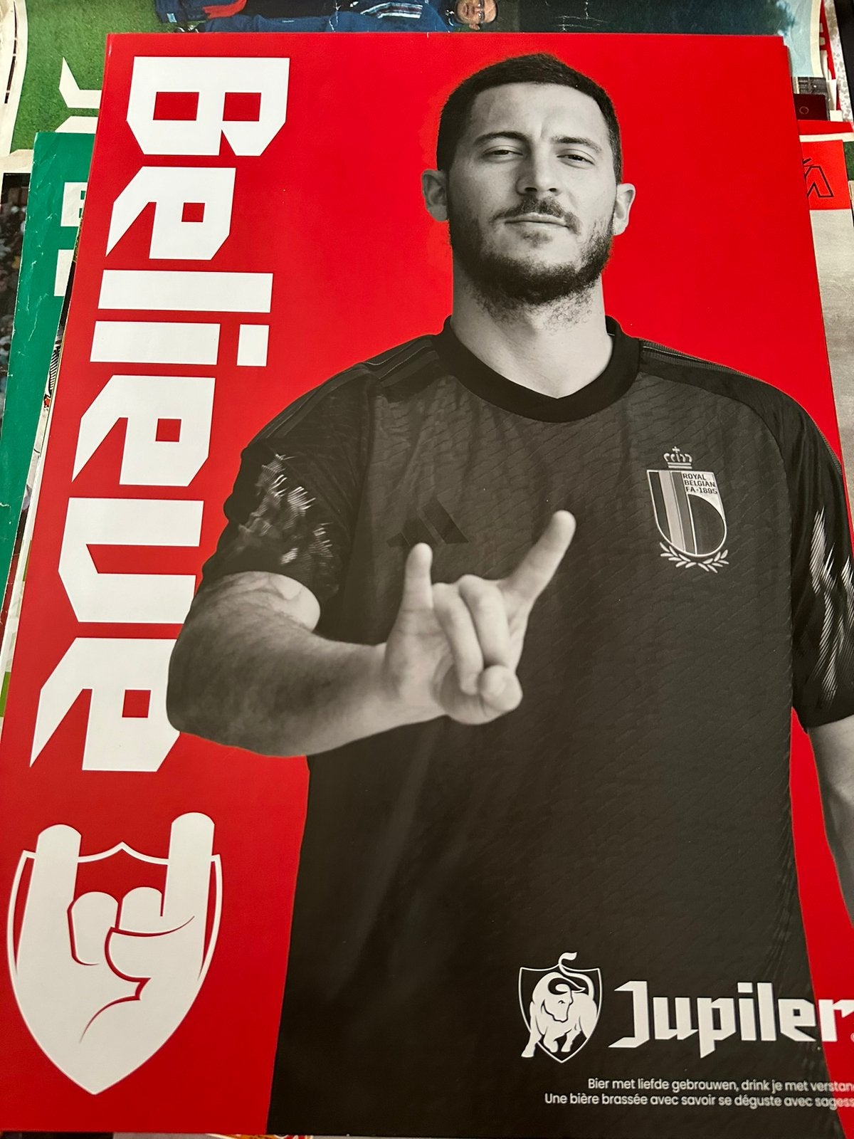 Poster rode duivels, Verzamelen, Ophalen of Verzenden, Nieuw, Poster, Plaatje of Sticker