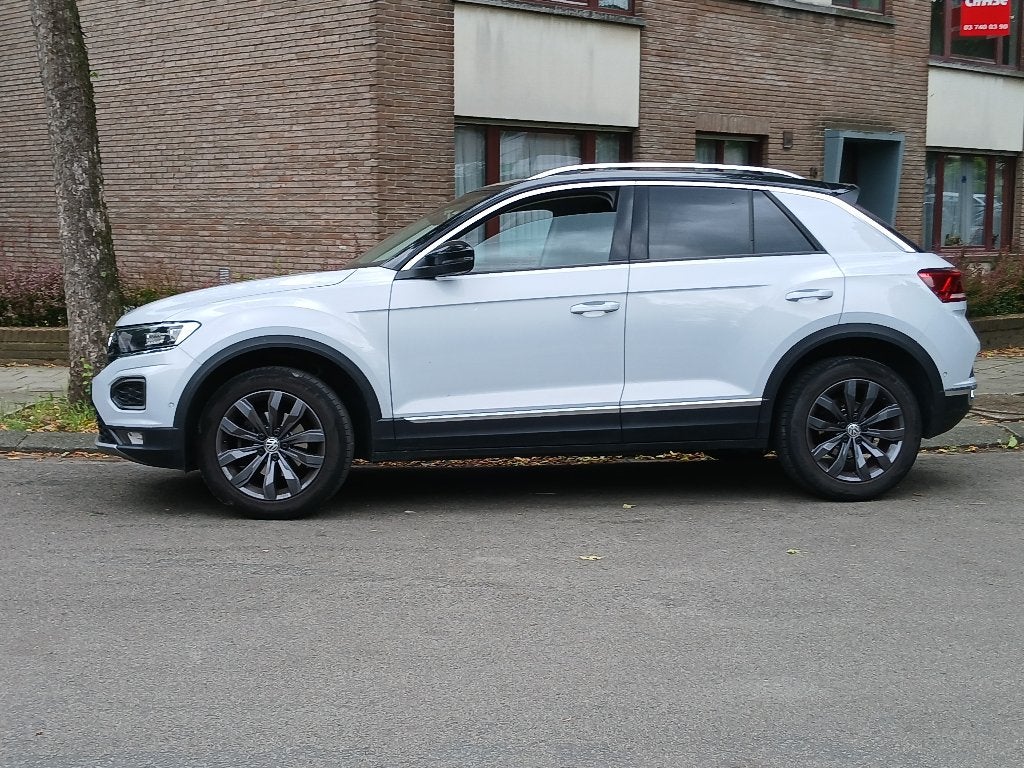 Volkswagen T-roc 1.5 benz Bj 2020 117000km AUTOMAAT, Automaat, 4 deurs, Euro 6, Wit