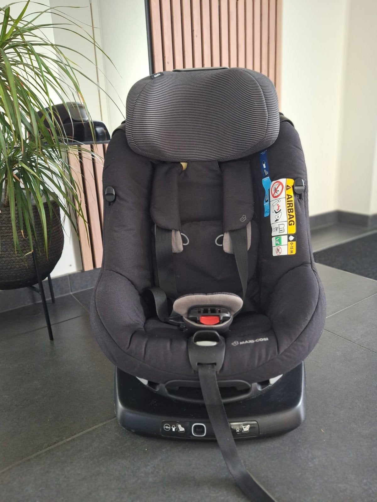 Maxi-Cosi AxissFix i-Size 360 noir rotatif, ensemble parfait, Enlèvement, Maxi-Cosi, Isofix