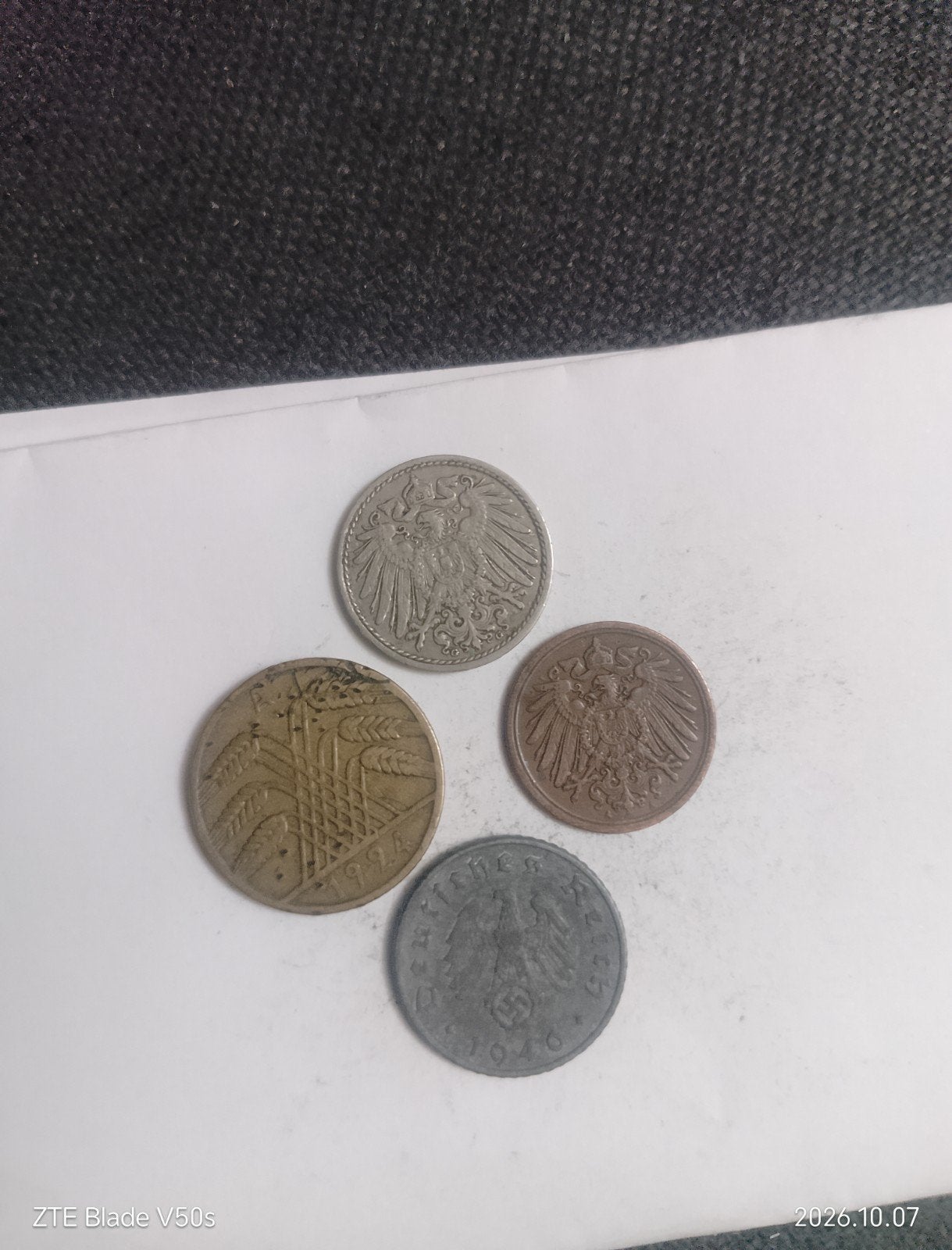 4 pièces allemandes, Enlèvement ou Envoi