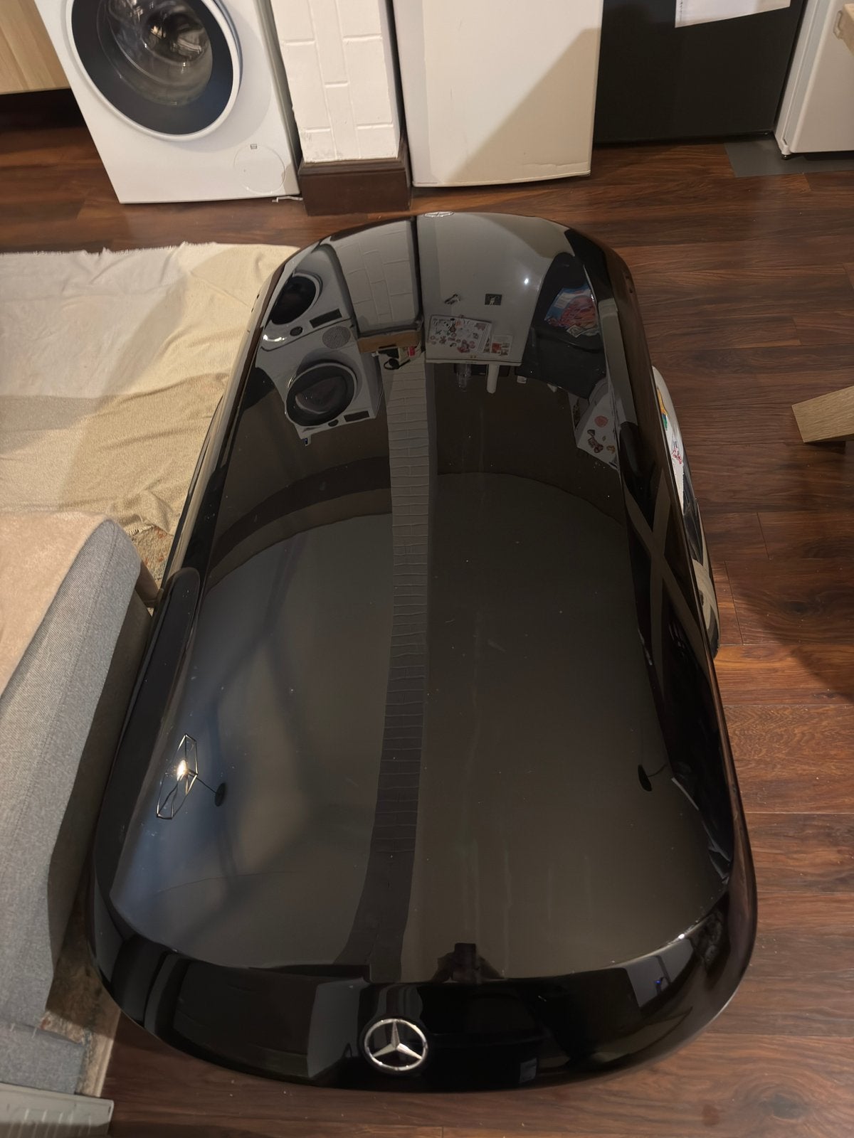 Originele Mercedes Dakkoffer M (430L) + Originele Dakdragers, Auto diversen, Ophalen, Zo goed als nieuw