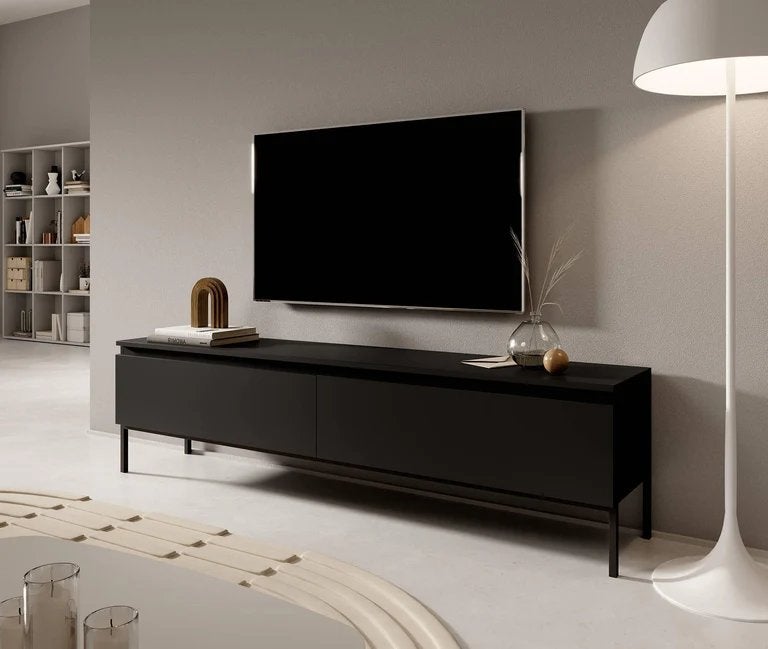 tv meubel zwart 175 cm nieuw, Ophalen, Nieuw