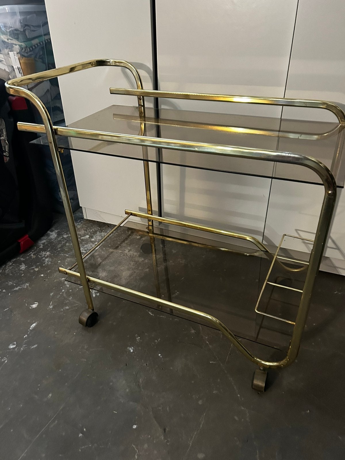 Chariot à boissons, Enlèvement, Comme neuf, Verre