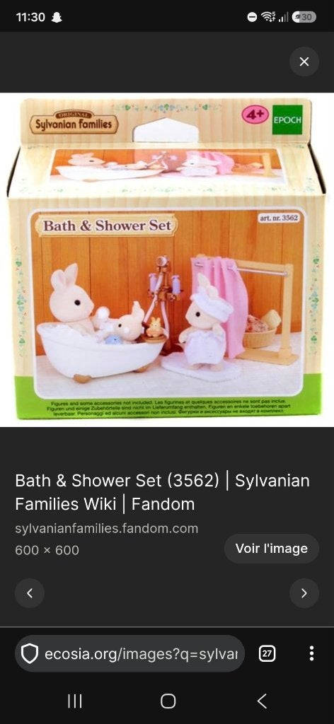 Sylvanian 3562 - Set bain et douche, Ophalen of Verzenden, Gebruikt, Accessoires