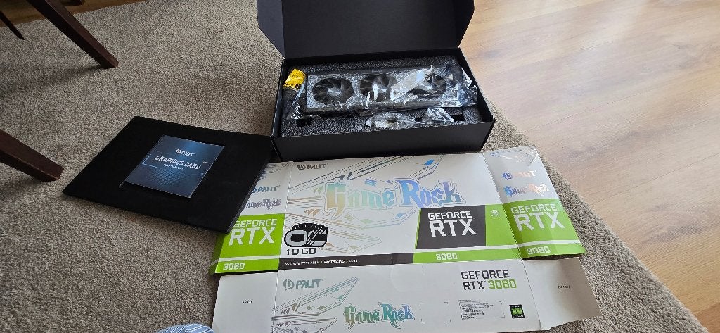 Palit GeForce RTX 3080 GameRock, Computers en Software, Videokaarten, Overige soorten, PCI-Express 4, Refurbished, Ophalen of Verzenden