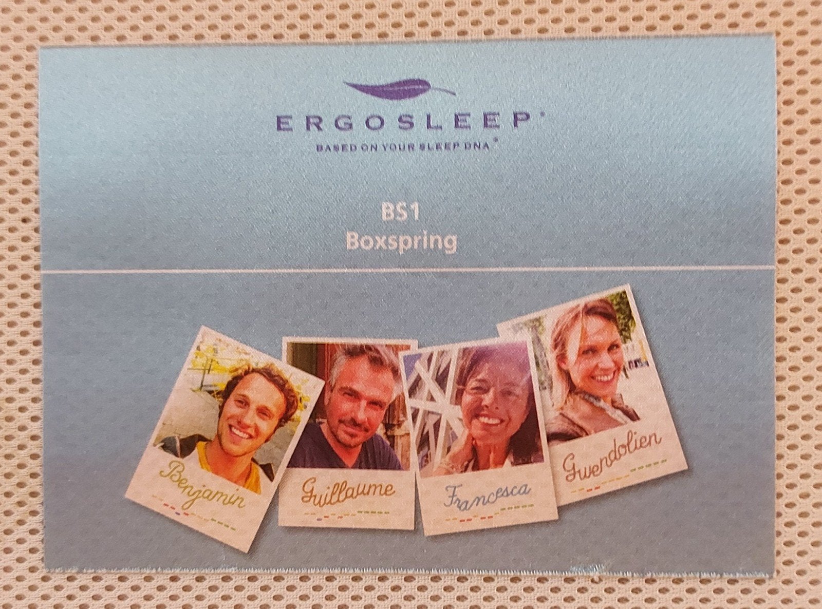 Boîte Ergosleep bs1 original duo (2x80 cm), Maison & Meubles, Comme neuf, Brun, 200 cm, Enlèvement