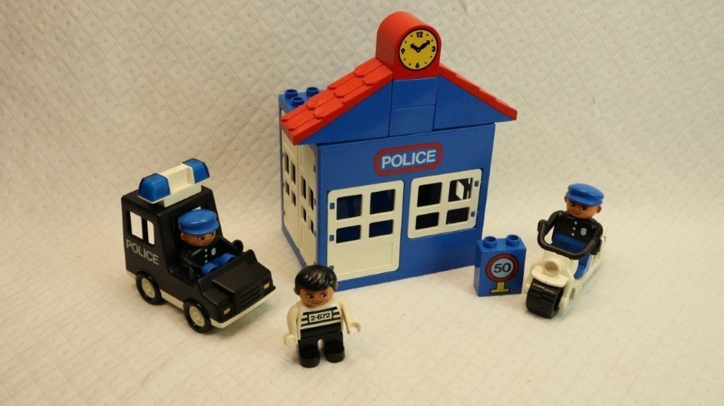 Duplo Politiebureau Set 2672, Ophalen of Verzenden, Zo goed als nieuw, Compleet, Duplo