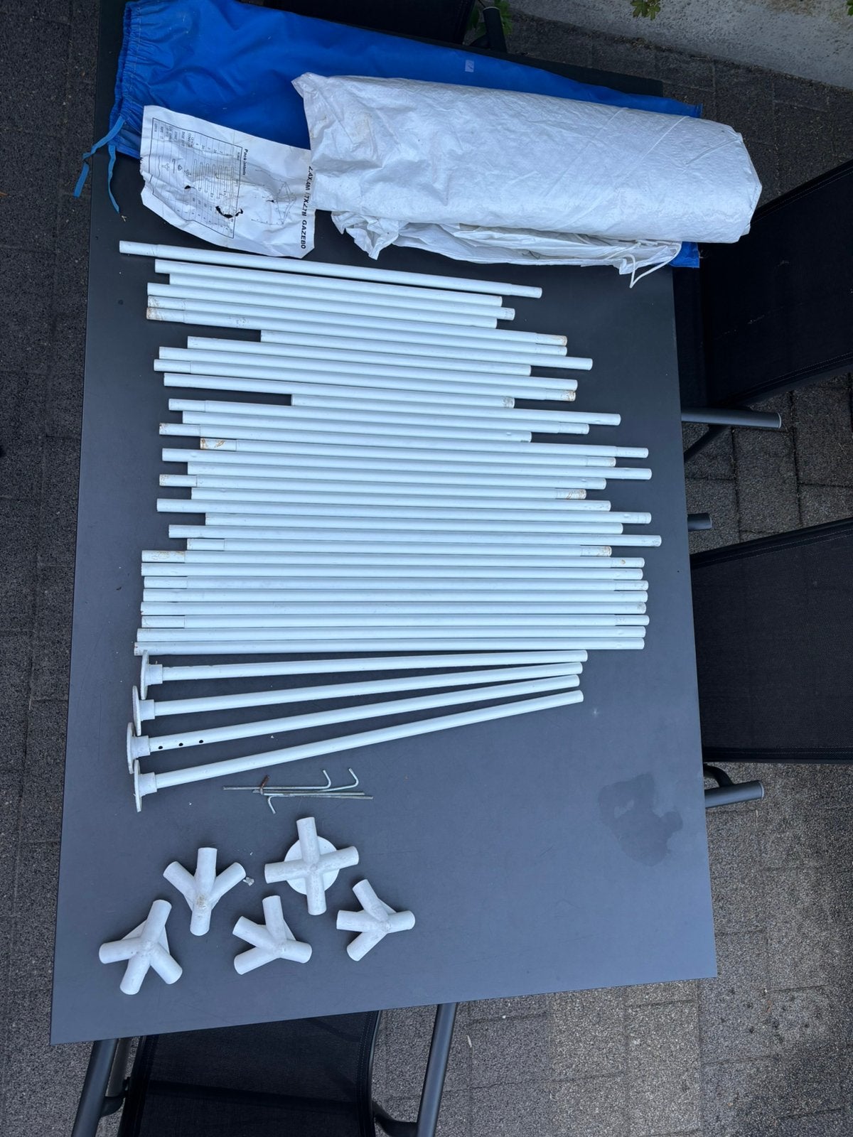 Stevige partytent 3 op 3m, Tuin en Terras, Ophalen, Zo goed als nieuw, Partytent