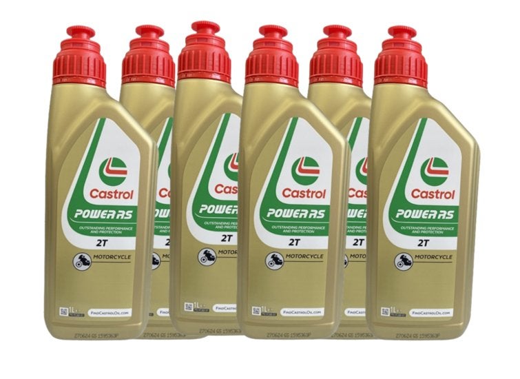 Castrol Power RS 2T 1L (6X1 liter) voordeelpak