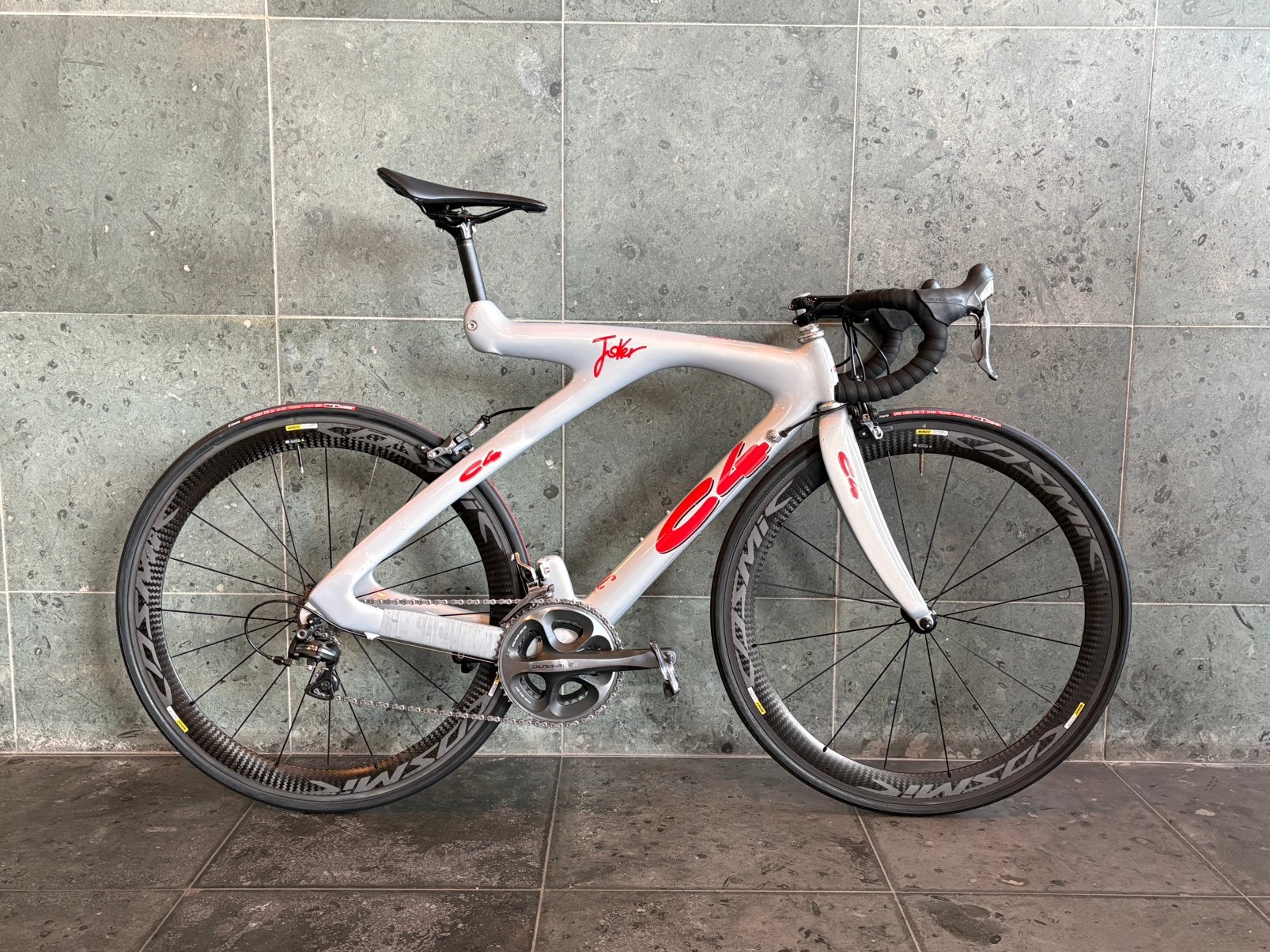 C4 Joker carbon vintage racefiets dura ace mavic cosmic, Ophalen, Gebruikt, Carbon