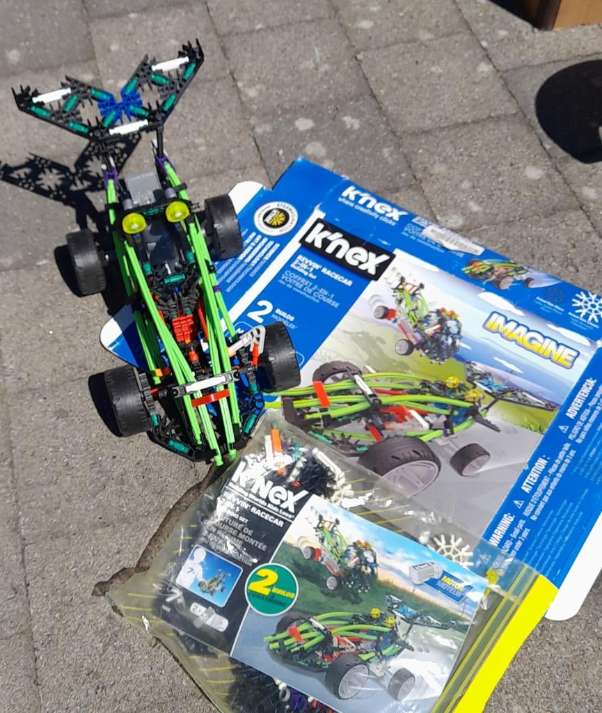 Knex race auto, Kinderen en Baby's, Speelgoed |Speelgoedvoertuigen, Ophalen, Zo goed als nieuw