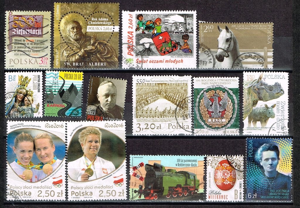 Postzegels uit Polen - K 5937 - allerlei 6, Verzenden, Polen, Gestempeld