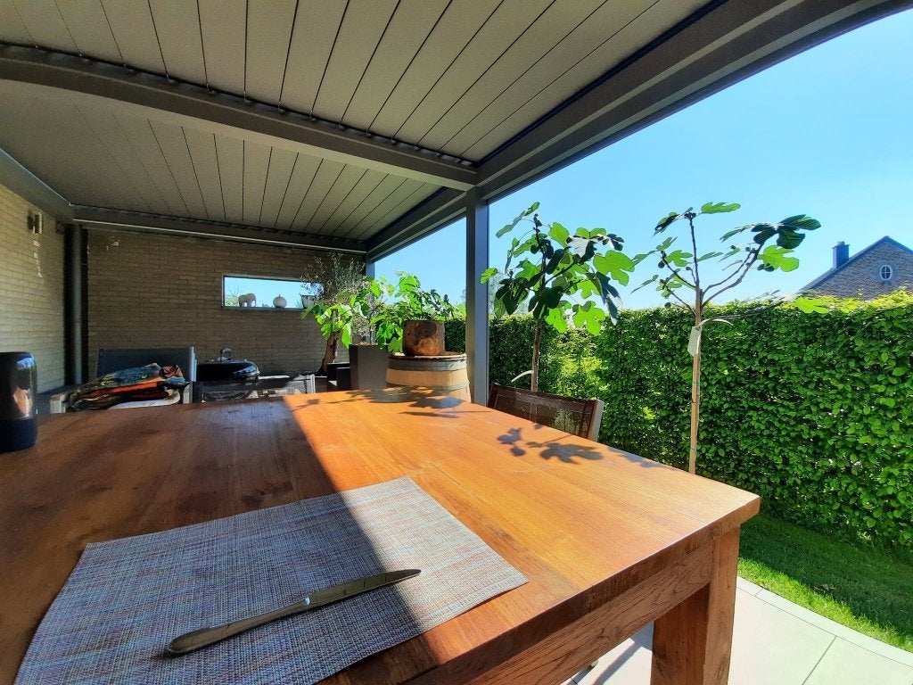 Table teck carrée, Maison & Meubles, Teck, 100 à 150 cm, Cinq personnes ou plus, 100 à 150 cm