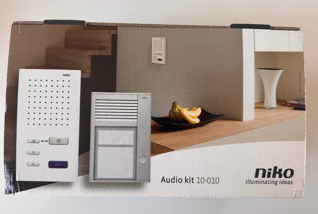 Niko Audio kit 10-010 deurintercom/parlofoon — nieuw in doos, Maison & Meubles, Sonnettes, Enlèvement, Neuf